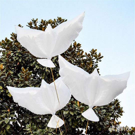 Воздушные шары Голуби Биоголуби комплект 10 шт