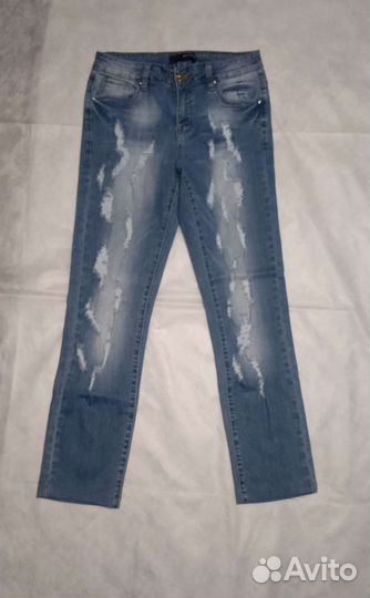 Новые джинсы рваные
