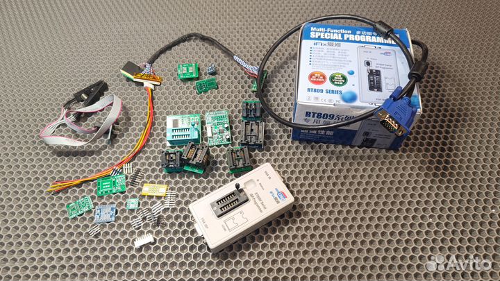 Программатор RT809F VGA ISP hdmi + адаптеры