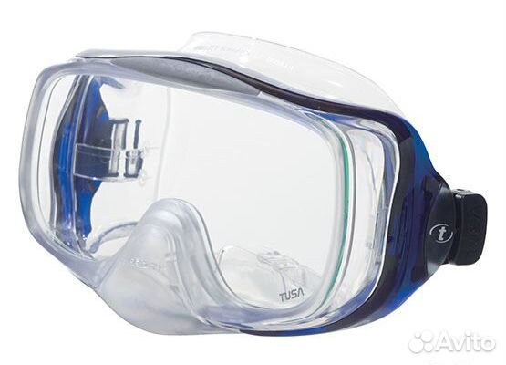 Маска для снорклинга с монолинзой и клапаном Impre