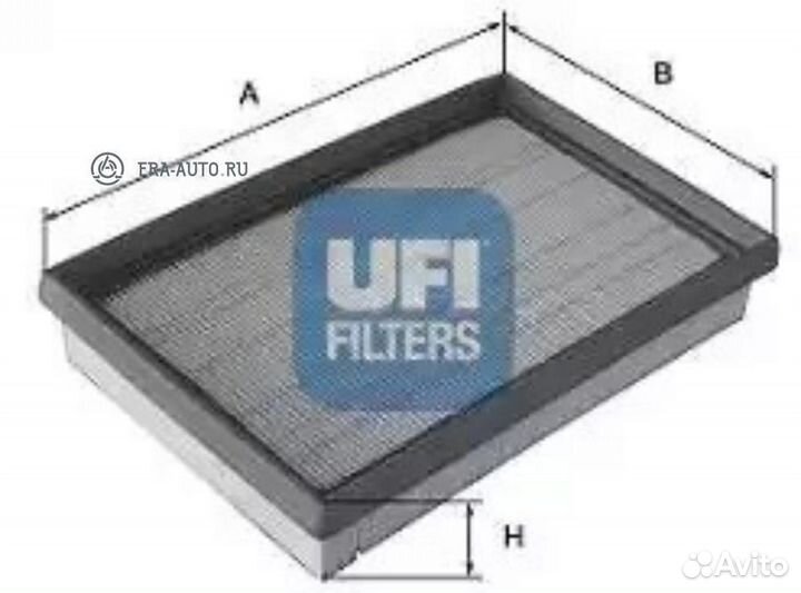 UFI 30.368.00 Фильтр воздушный citroen C4, peugeot