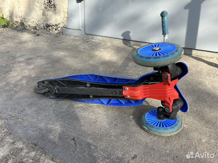 Самокат детский трехколесный бу