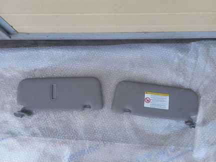 Хендай солярис- солнцезащитные козырьки