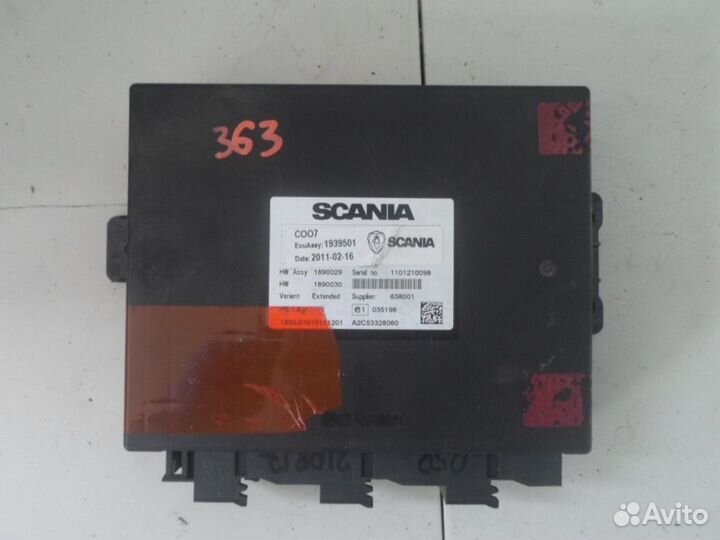 Блок электронный Scania P, G, R series