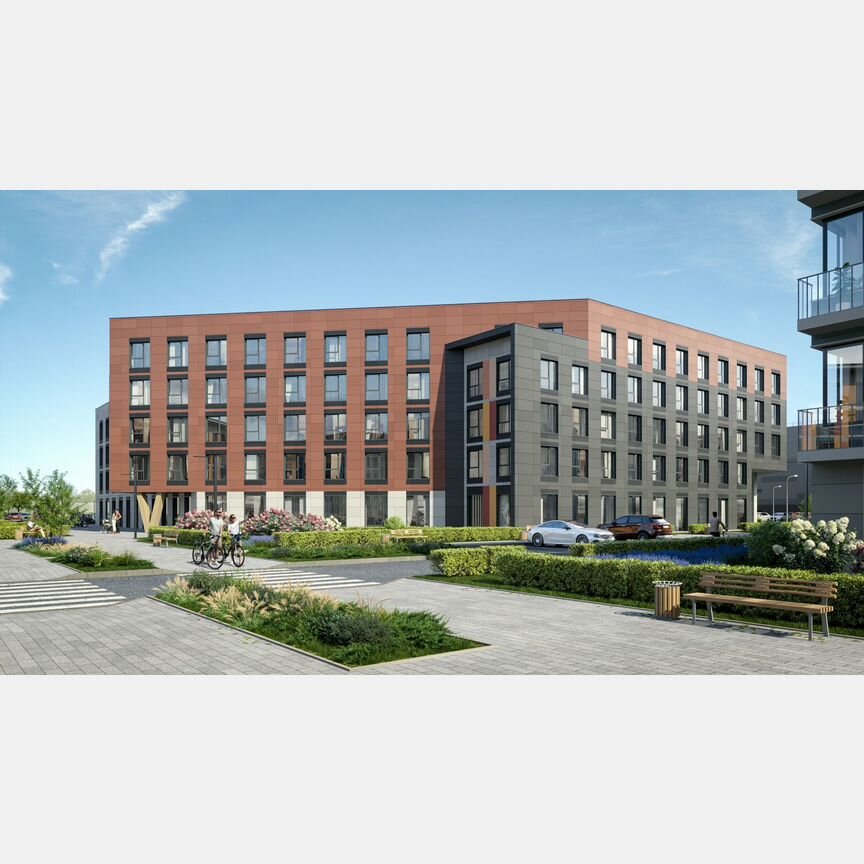 2-к. квартира, 45,5 м², 1/5 эт.