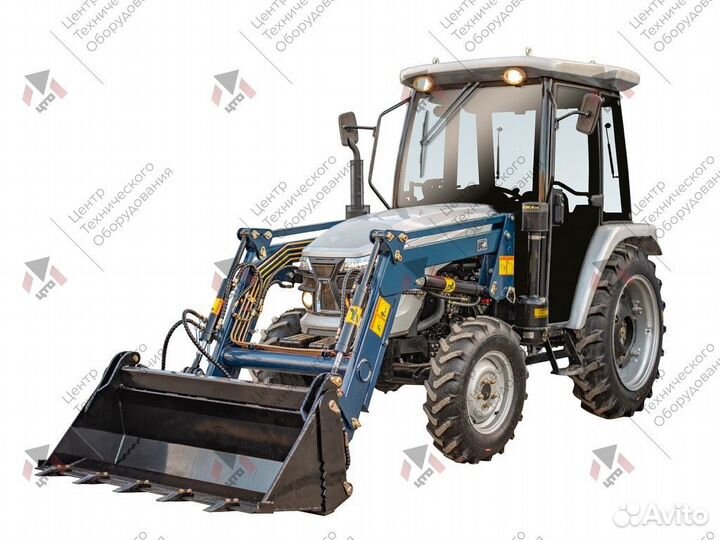 Трактор Скаут T-504C с погрузчиком