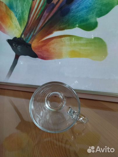 Кофейные чашки, стекло, Италия, 150 мл