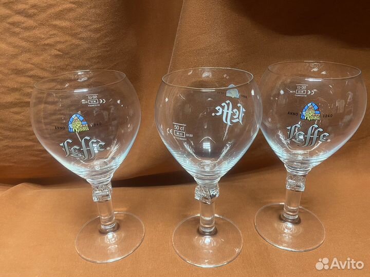 Пивные бокалы leffe 05 и 033