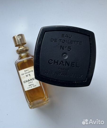 Chanel но 5 eau de toilette 50 мл винтаж 80е