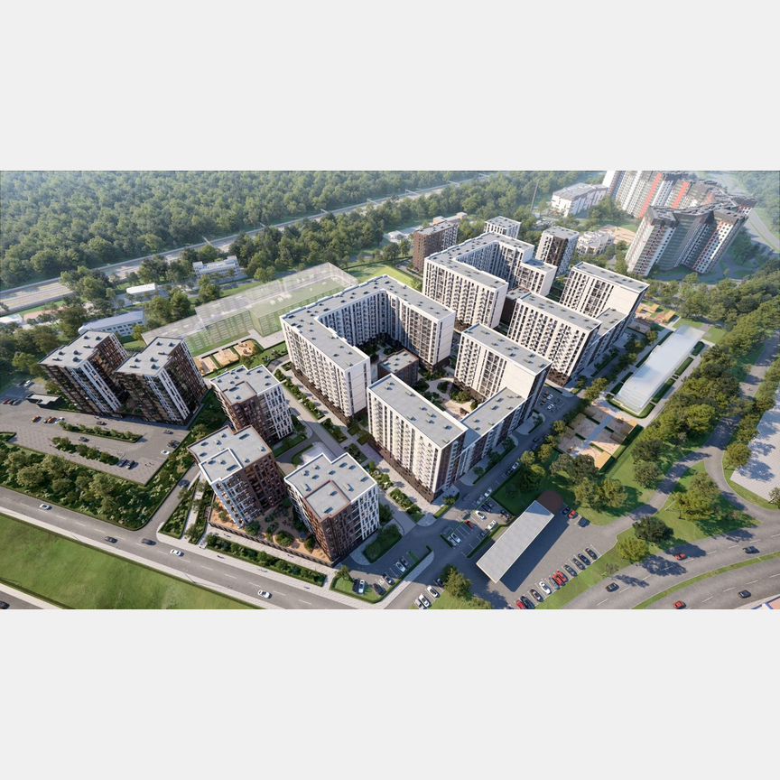 1-к. квартира, 52,4 м², 1/7 эт.