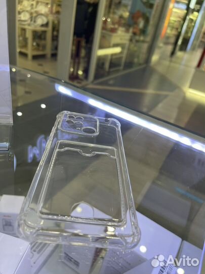 Чехол для Xiaomi Redmi 10C с отделением для карт