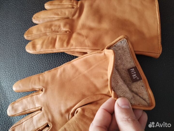 Перчатки кожаные