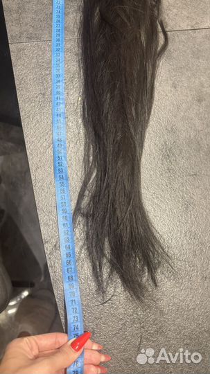Волосы для наращивания натуральные бу 70 см