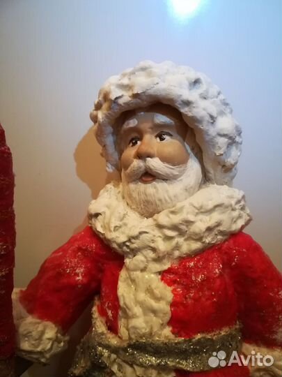 Ватные елочные игрушки