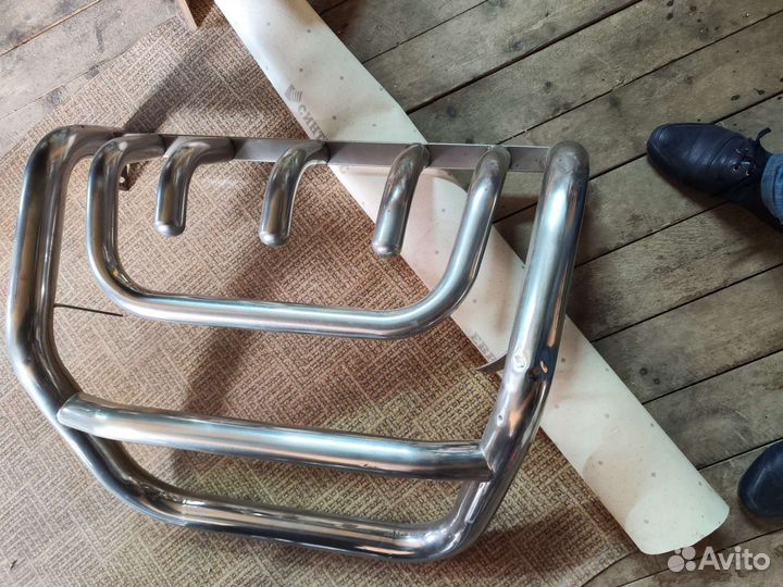 Защита переднего бампера niva