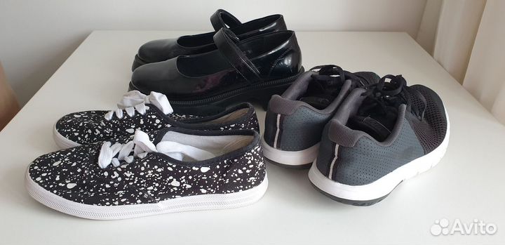 Обувь для девочки, три пары 35 36