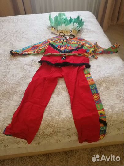 Новогодний костюм индейца