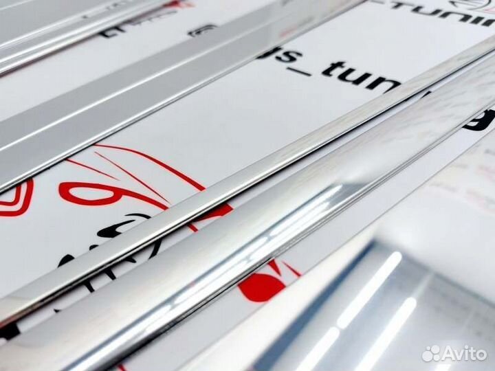 Накладки на стойки дверей Maybach Mercedes GLS 167