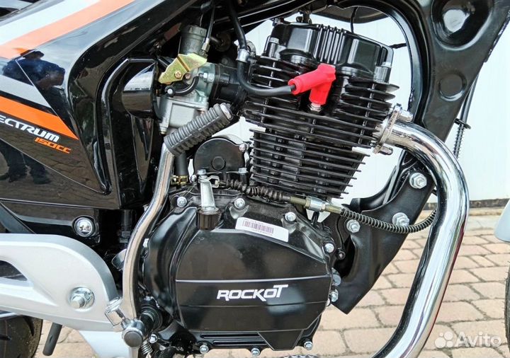 Мотоцикл Rockot Spectrum серый, дорожный с птс