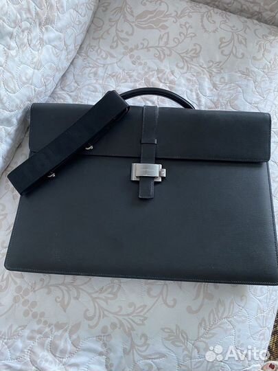 Новый Мужской кожаный портфель montblanc