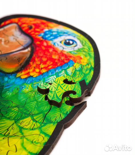 Фигурный пазл Unidragon, Игривые Попугаи, размер R