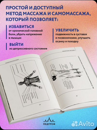 Миофасцеральный релиз,книга от болей в спине