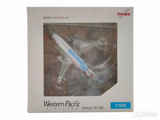 Модель самолета Herpa Wings 519151 Western 737