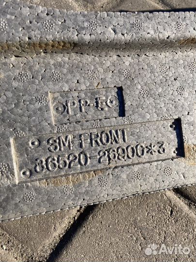 Абсорбер переднего бампера Hyundai santa fe 1