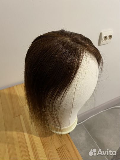 Накладка на сетке из натуральных волос / парик