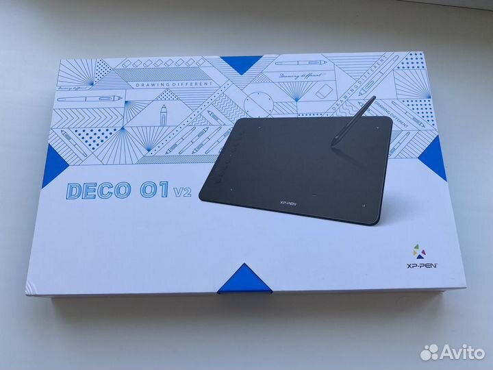 Графический планшет XPPen Deco 01 V2