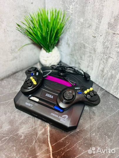 Игровая приставка Sega Mega Drive 2 16-bit (1213)