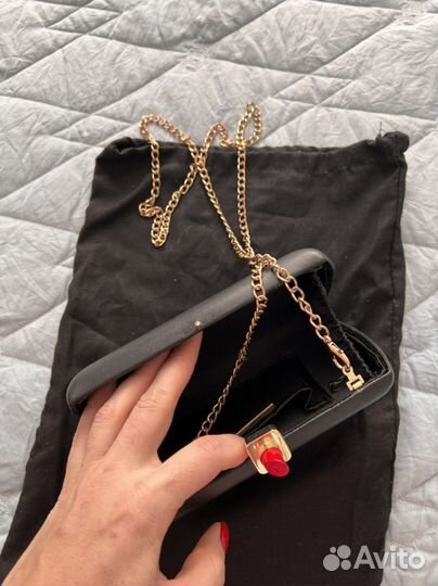 Женский кожаный клатч