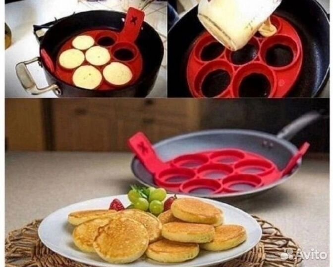 Форма для оладушек и яичницы