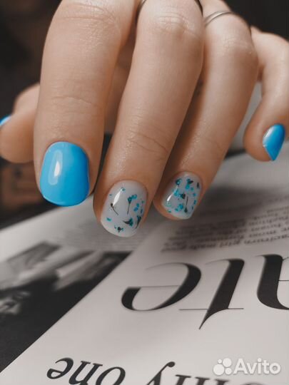 Маникюр с покрытием гель лак/наращивание