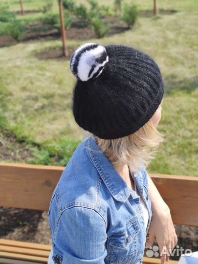 Шапка женская вязаная