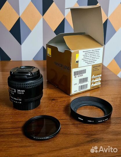 Объектив Nikon 24mm f/2.8D AF Nikkor