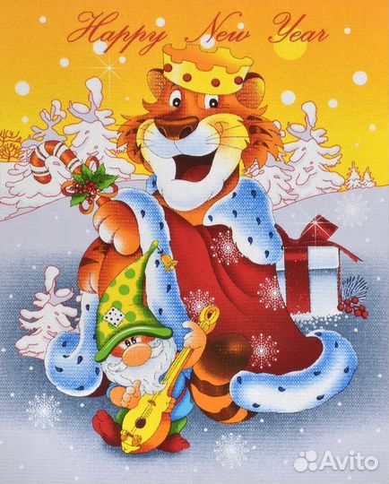 Полотенца кухонные тигруля (полотно вафельное)