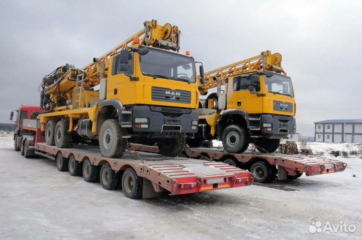 Перевозка негабарита тралом от 300 км