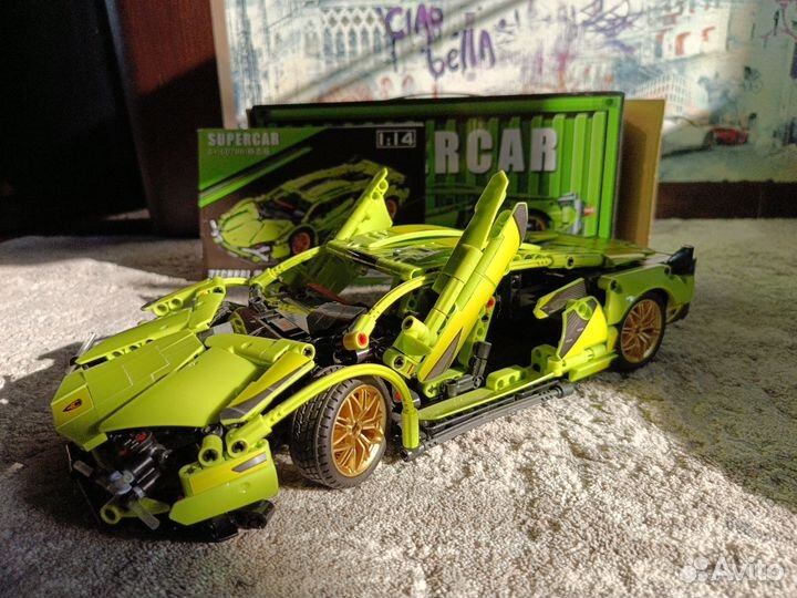 Конструктор аналог lego Lamborghini 6+