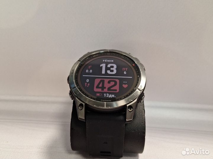 Часы Garmin Fenix 7 Sapphire Solar Titanium DLC