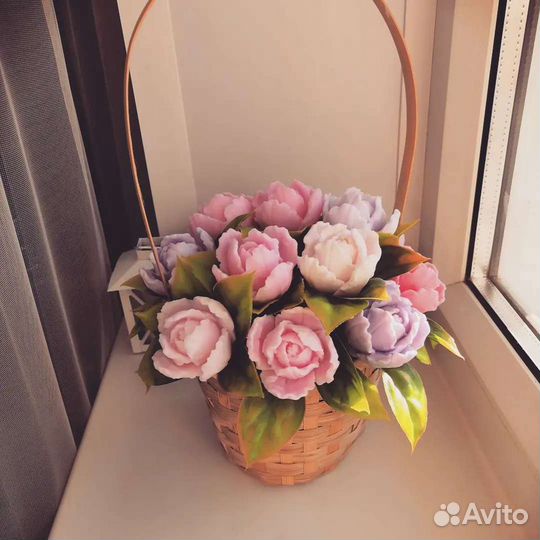 Букет из мыла