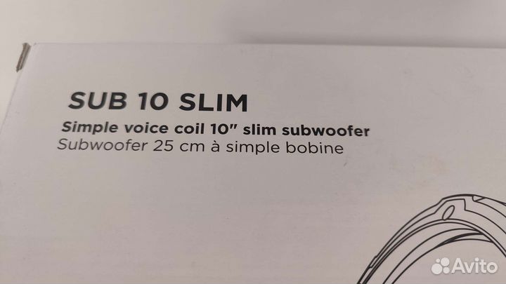 Focal sub 10 slim новый