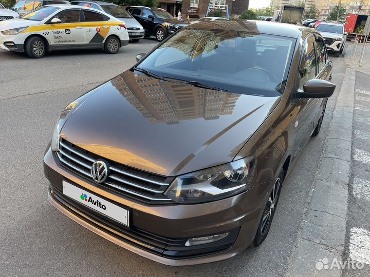 Volkswagen Polo 1.6 AT, 2015, 125 000 км