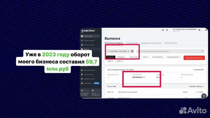 Продаю часть бизнеса. 608 тыс руб/мес