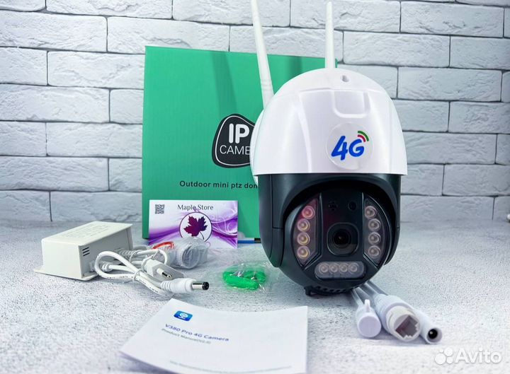 Камера видеонаблюдения уличная с симкартой 4 g