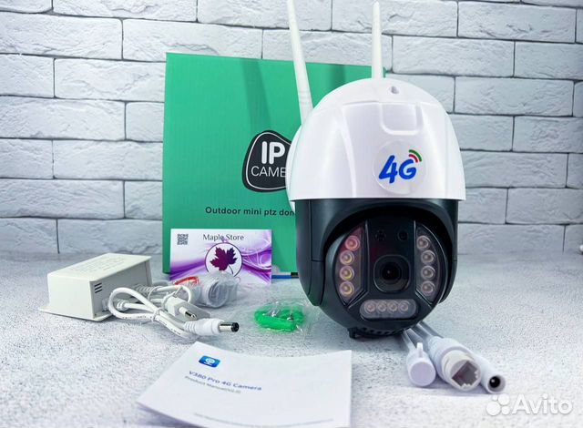 Камера видеонаблюдения уличная с симкартой 4 g