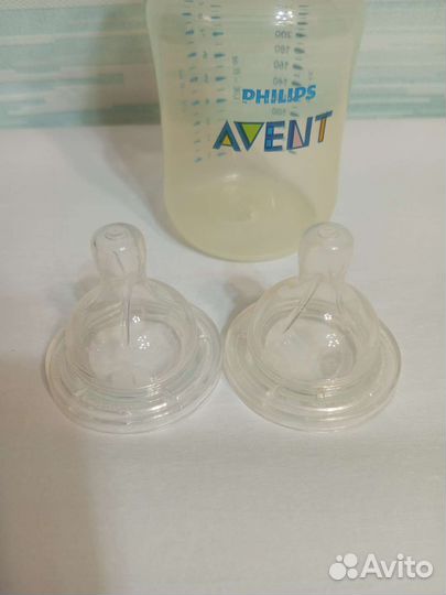 Бутылочка avent и 7 сосок avent