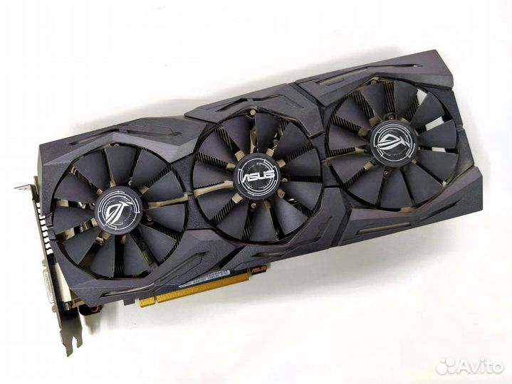 Видеокарта asus ROG strix GTX 1070ti 8Gb