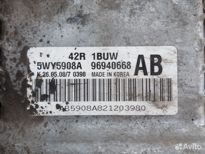 Daewoo nexia эбу 1.6 16