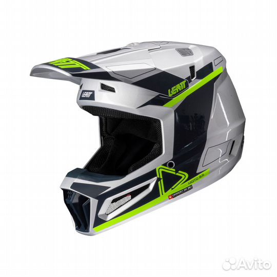 Мотошлем Leatt Moto 3.5 Helmet Kit (Steel, M, 202